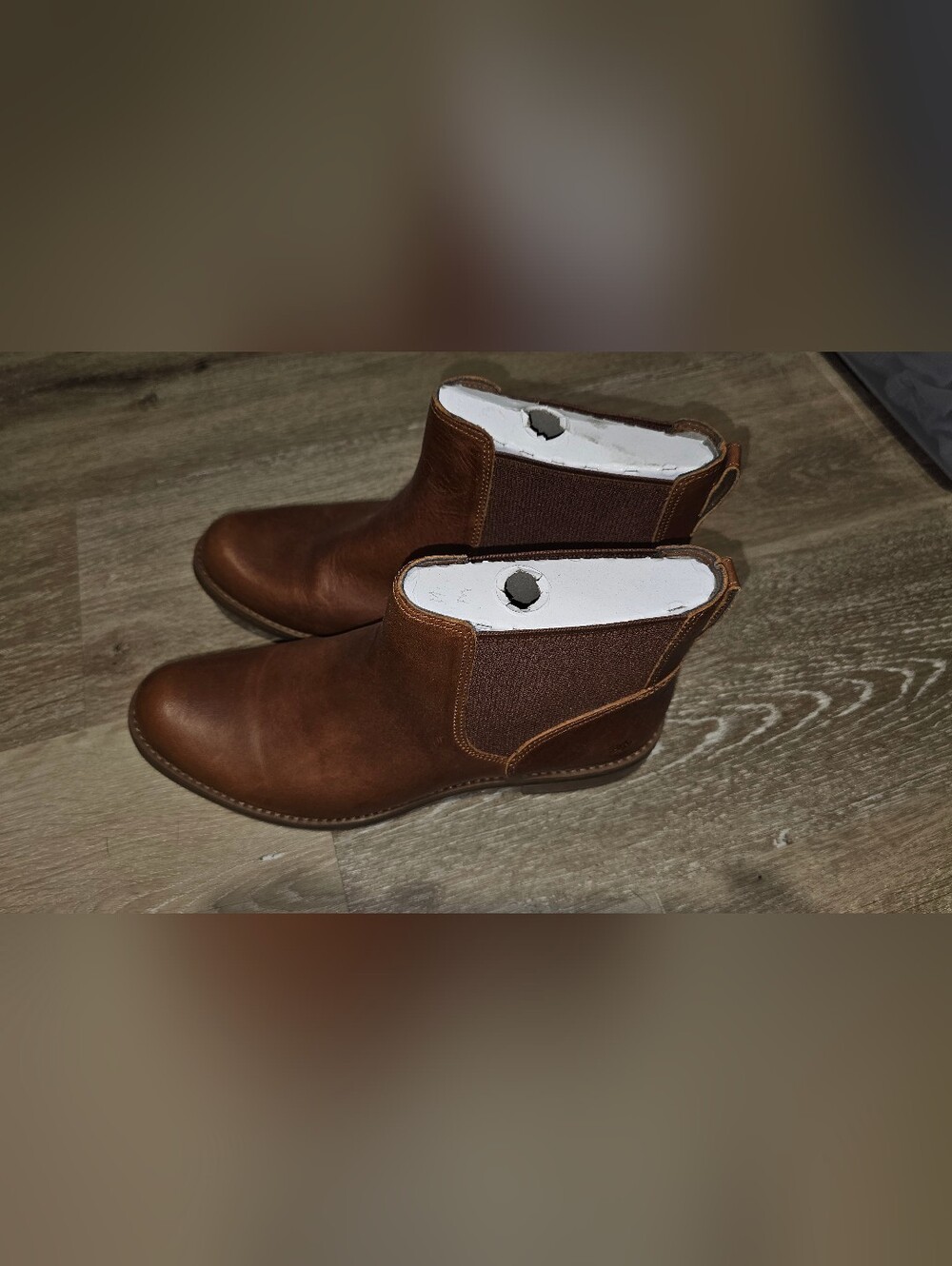 Timberland Magby Low Chelsea Boots Size 11 Brown Leather NWOB Clean Soles
